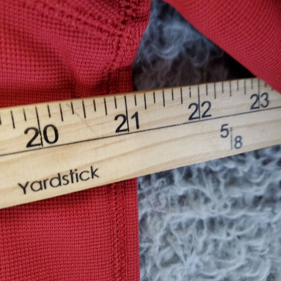 GAP Top Womens Large Red Athletic Fit Lightweight Nylon Long Sleeve Hoodie - Picture 8 of 9